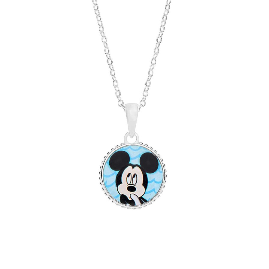 Children CANDY | Disney Necklace Mickey Mouse, 925 Sterling Silver