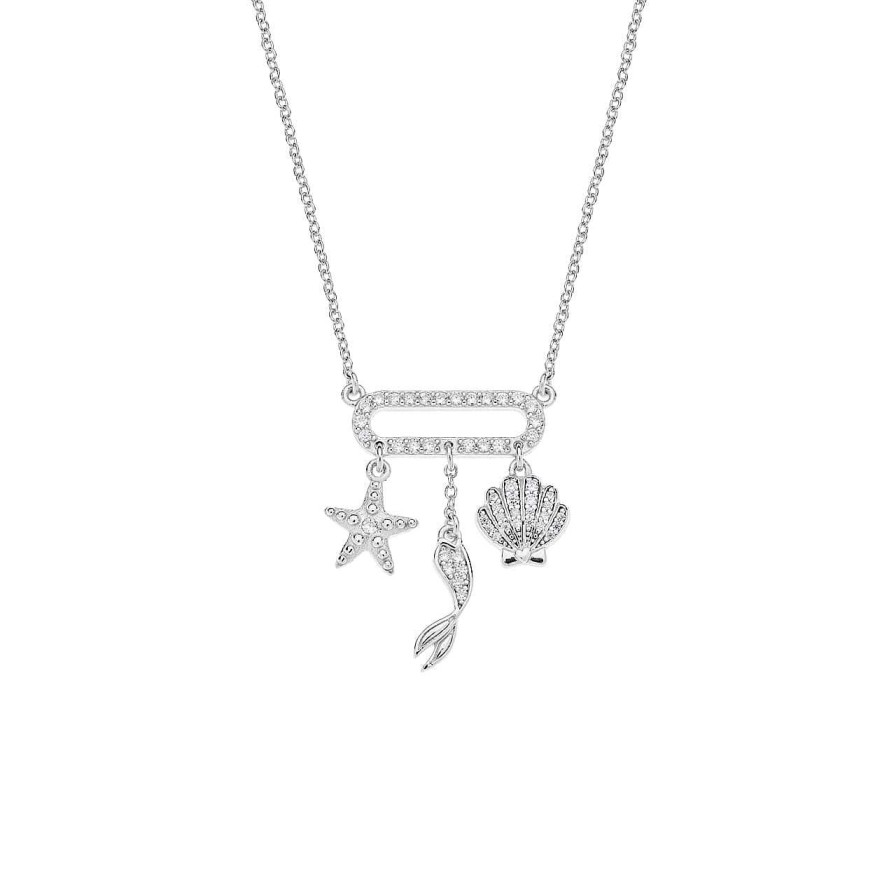 Children CANDY | Disney Necklace Princess Mermaid Arielle, 925 Sterling Silver