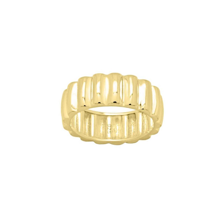 Rings CANDY | Ring Braxton, 925 Sterling Silver, Gold-Plated