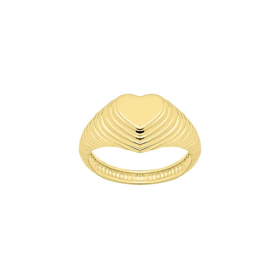 Rings CANDY | Ring Carli, 925 Sterling Silver, Gold-Plated