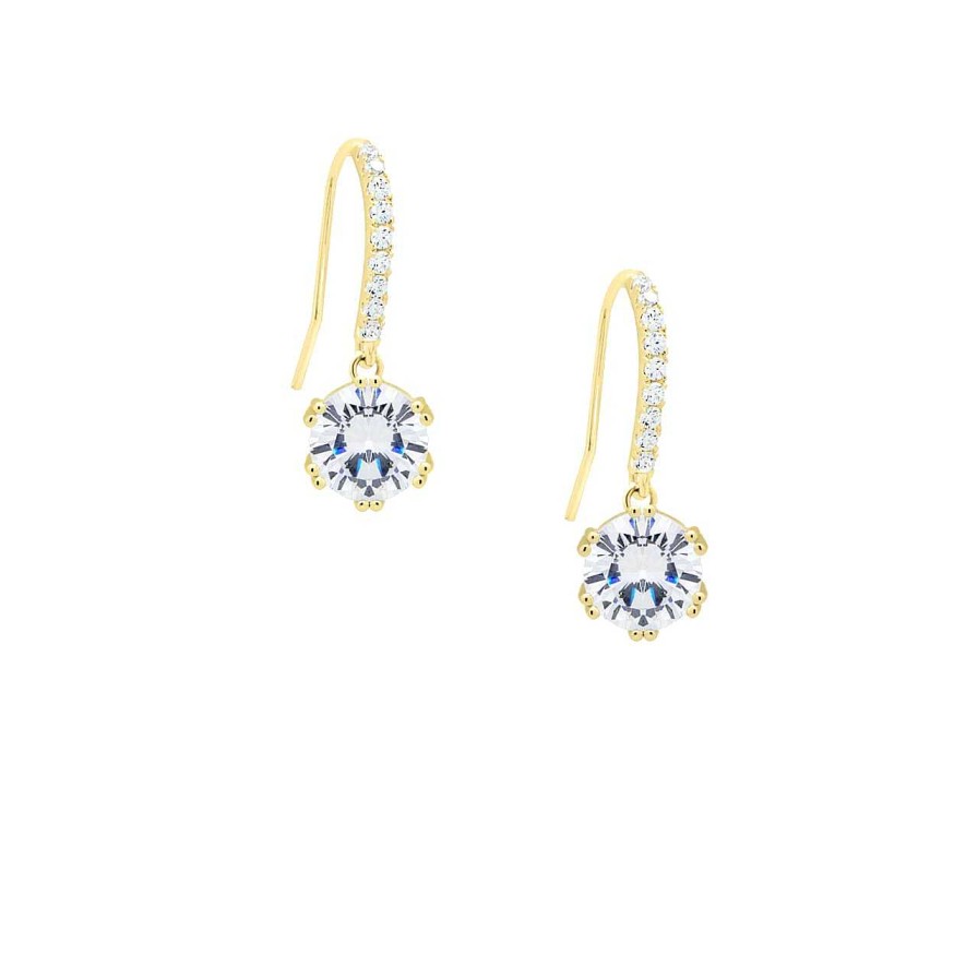 Earrings CANDY | Earrings Malena, 925 Sterling Silver, Gold-Plated