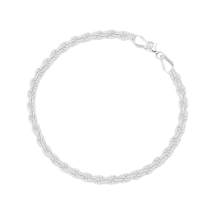 Bracelets CANDY | Rope Chain Bracelet Edina 3.5Mm, 925 Sterling Silver