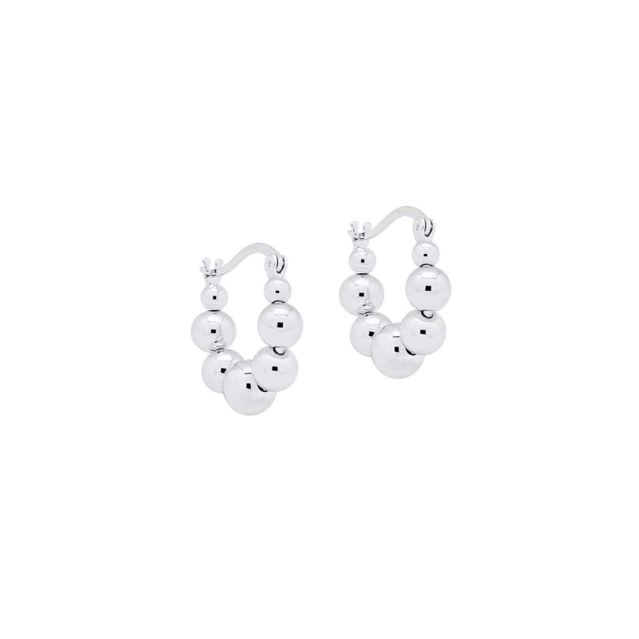 Earrings CANDY | Hoop Earrings Amia, 925 Sterling Silver