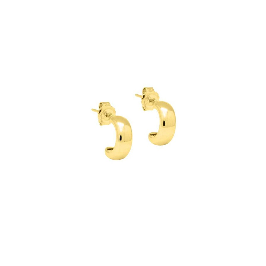 Earrings CANDY | Hoop Earrings Puro M, 925 Sterling Silver, Gold-Plated