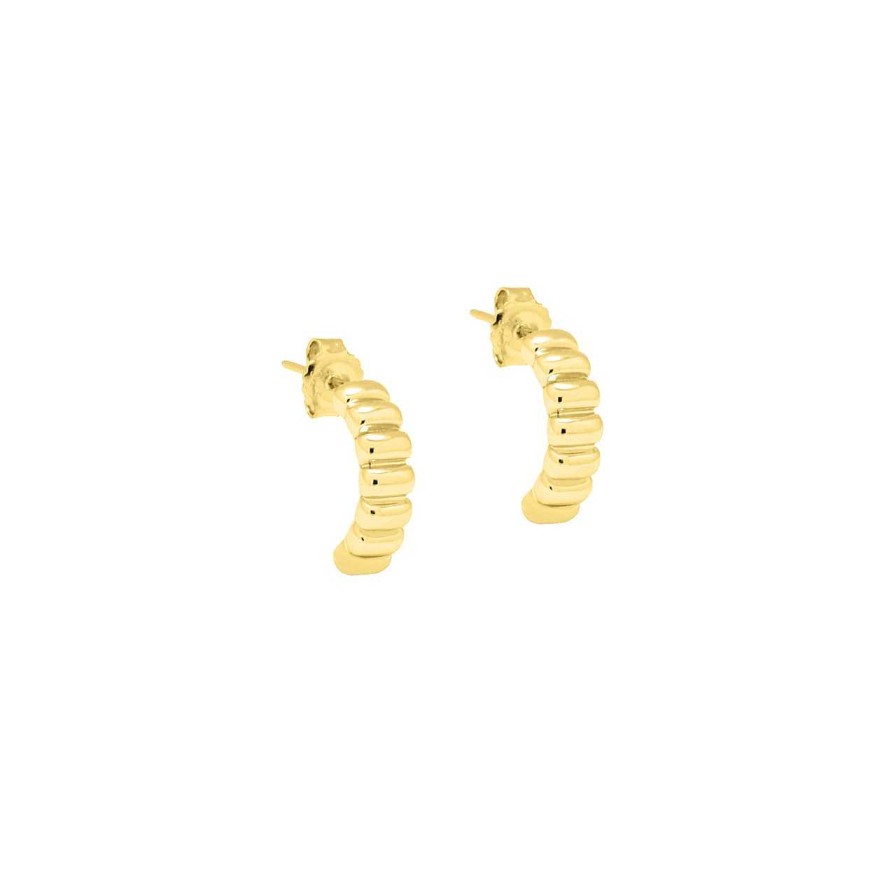 Earrings CANDY | Earrings Braxton, 925 Sterling Silver, Gold-Plated