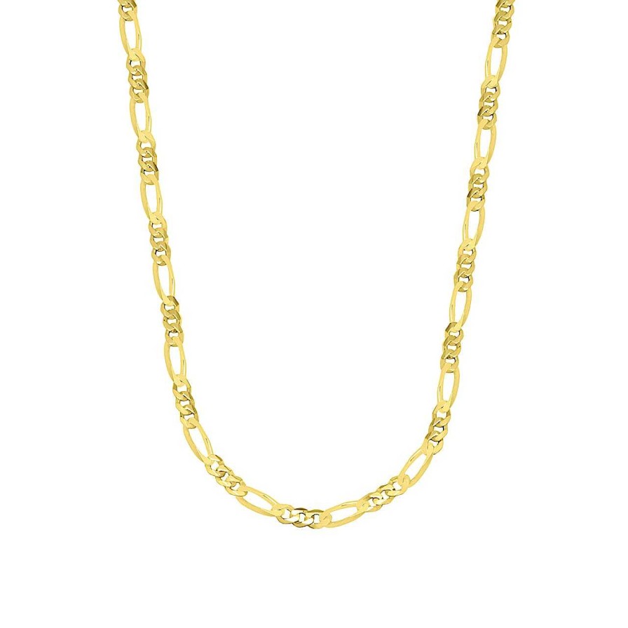 Men CANDY | Figaro Necklace Aigle 3.4 Mm, 925 Sterling Silver, Gold-Plated