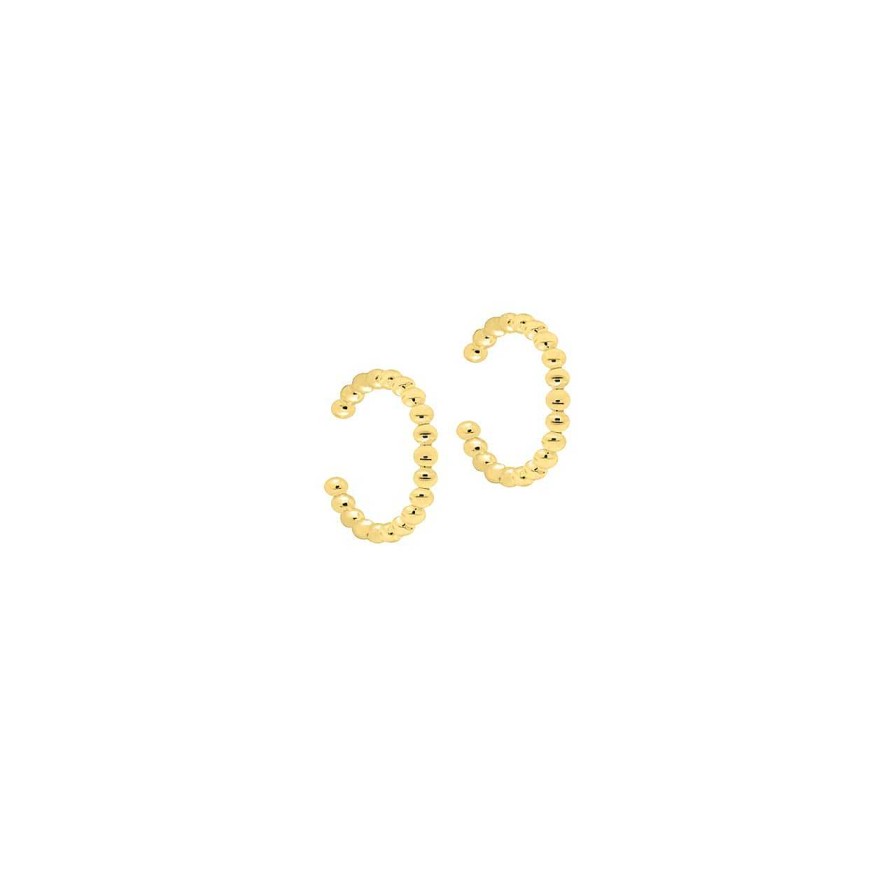 Earrings CANDY | Ear Cuffs Pop, 925 Sterling Silver, Gold-Plated