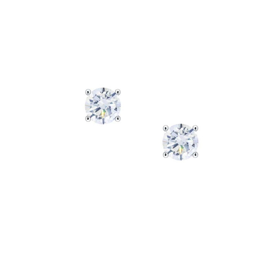 Earrings CANDY | Earstuds Elin 6 Mm, 925 Sterling Silver