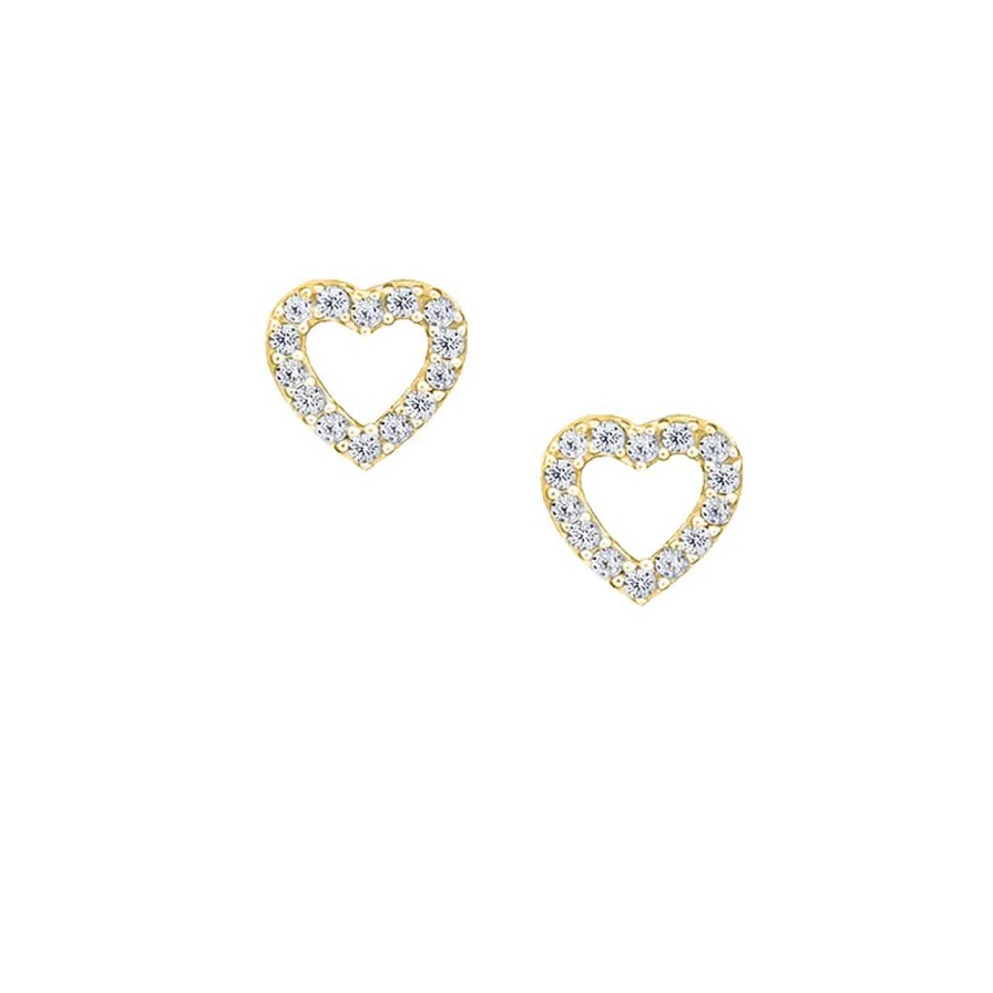 Earrings CANDY | Earrings Issa, 925 Sterling Silver, Gold-Plated