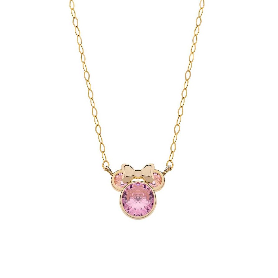 Children CANDY | Disney Necklace Minnie Mouse, Gold 375