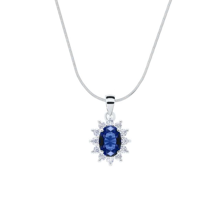 Necklaces CANDY | Necklace Royal, 925 Sterling Silver, Blue