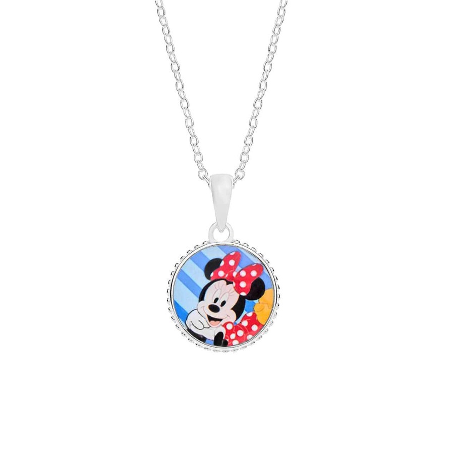 Children CANDY | Disney Necklace Minnie Mouse, 925 Sterling Silver