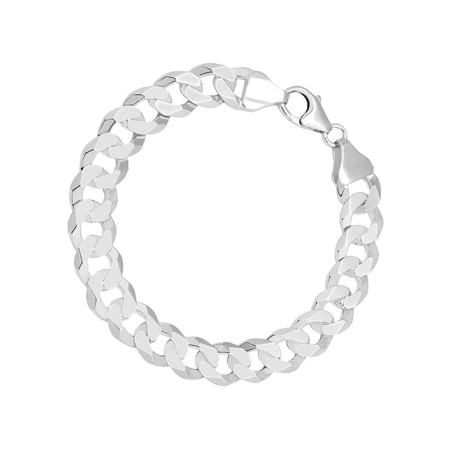 Men CANDY | Curb Chain Bracelet Hemera 10.5 Mm, 925 Sterling Silver