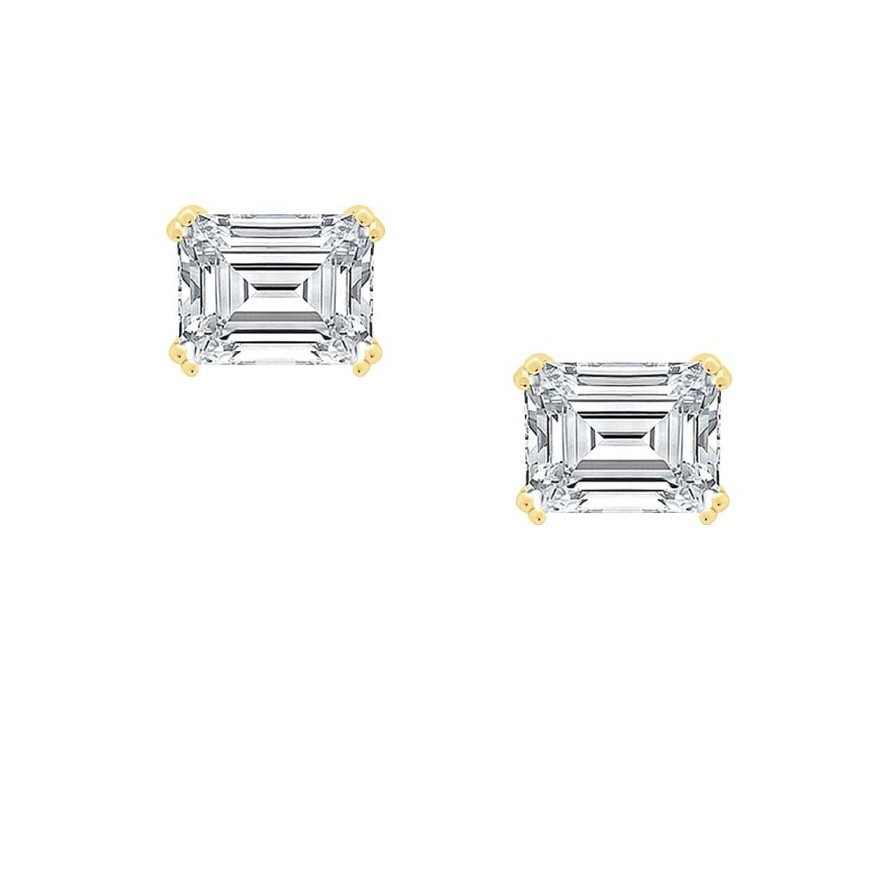 Earrings CANDY | Earstuds Cecil, 925 Sterling Silver, Gold-Plated