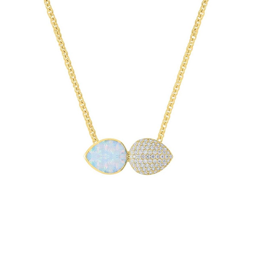 Necklaces CANDY | Necklace Palia, 925 Sterling Silver, Gold Plated