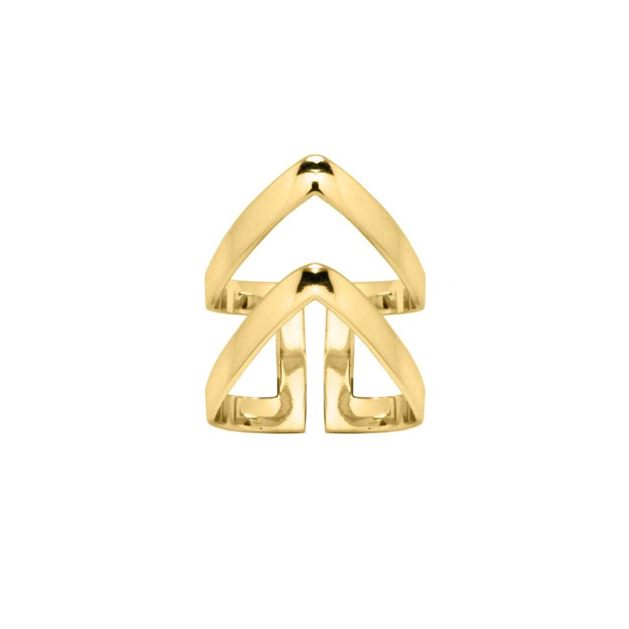 Rings CANDY | Ring Venise, 925 Sterling Silver, Gold-Plated