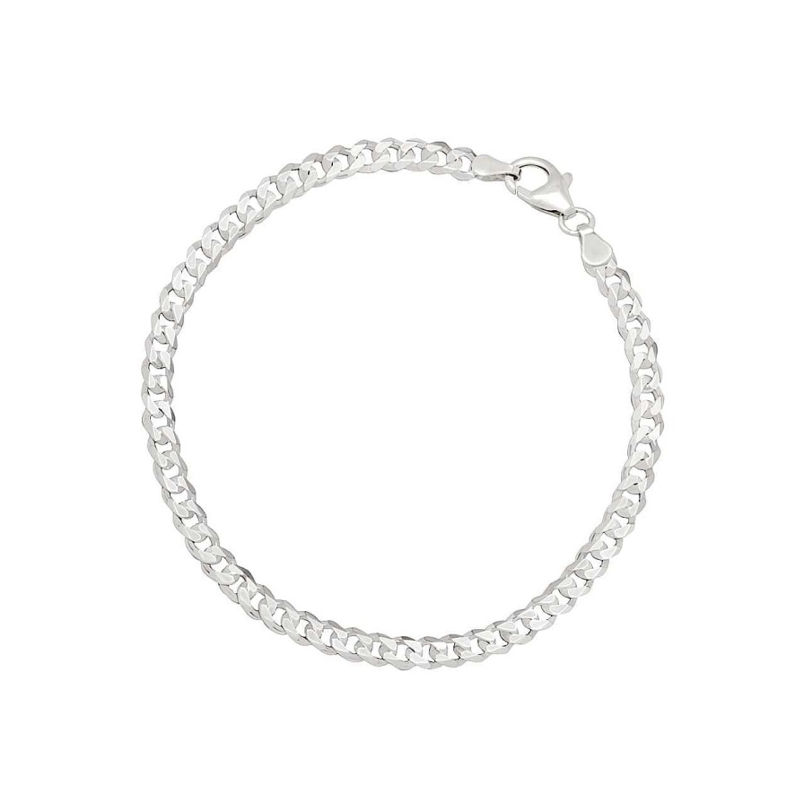 Men CANDY | Curb Chain Bracelet Hemera 3.3 Mm, 925 Sterling Silver