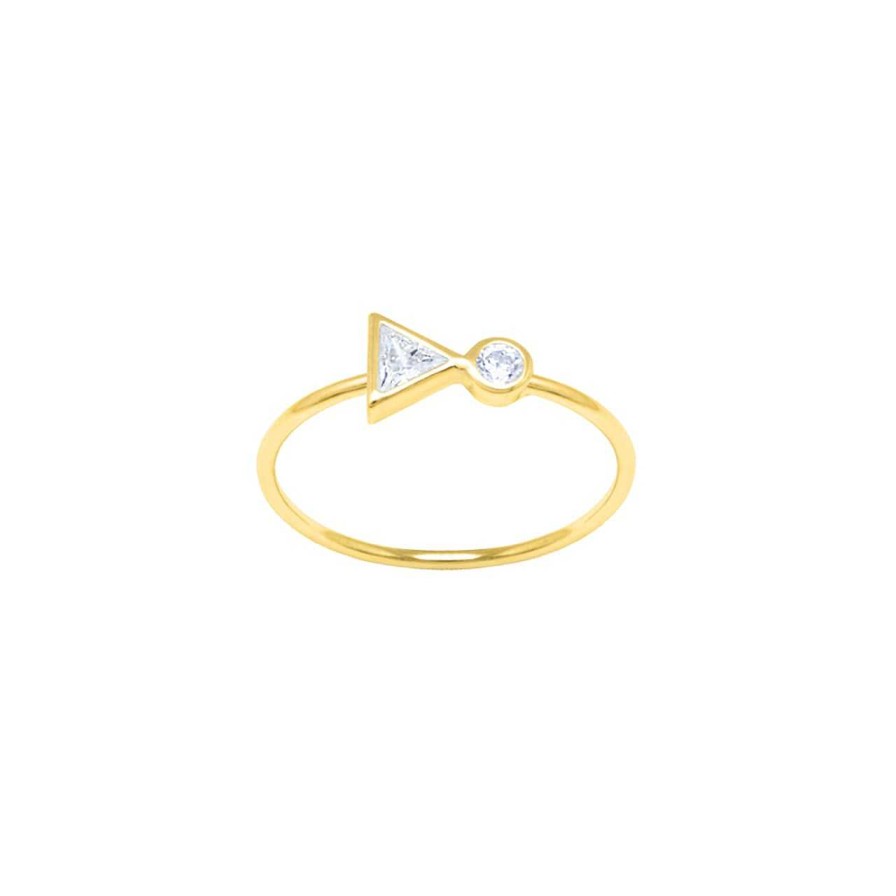 Rings CANDY | Ring Lizzie, 925 Sterling Silver, Gold Plated