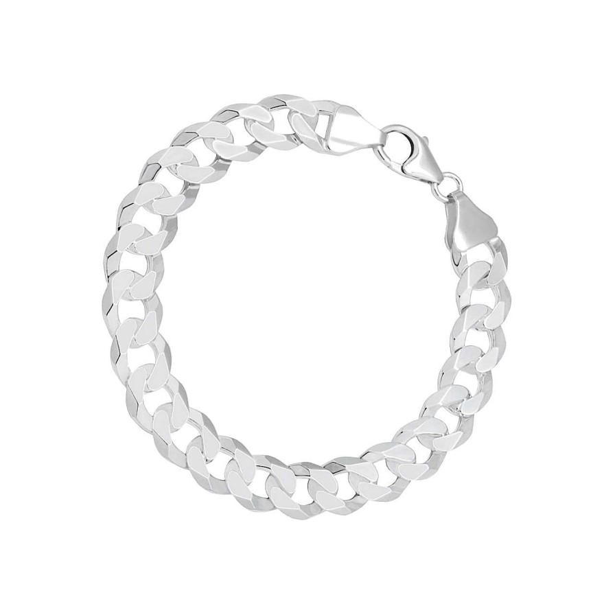 Men CANDY | Curb Chain Bracelet Hemera 7.7 Mm, 925 Sterling Silver