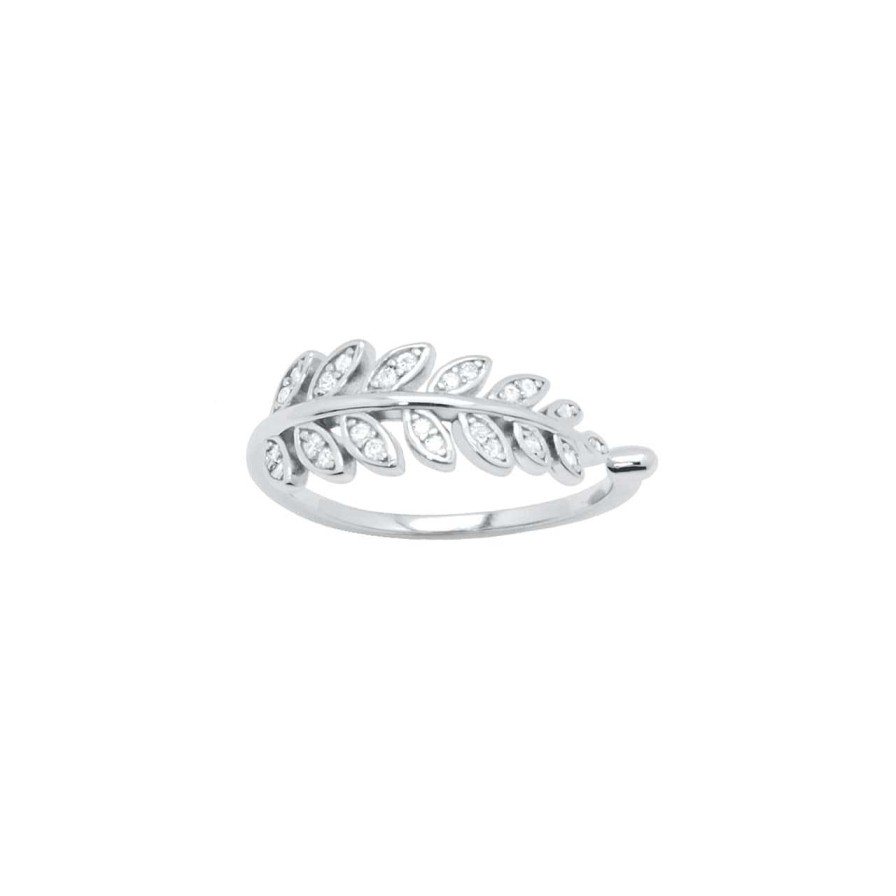 Rings CANDY | Ring Leaf, 925 Sterling Silver