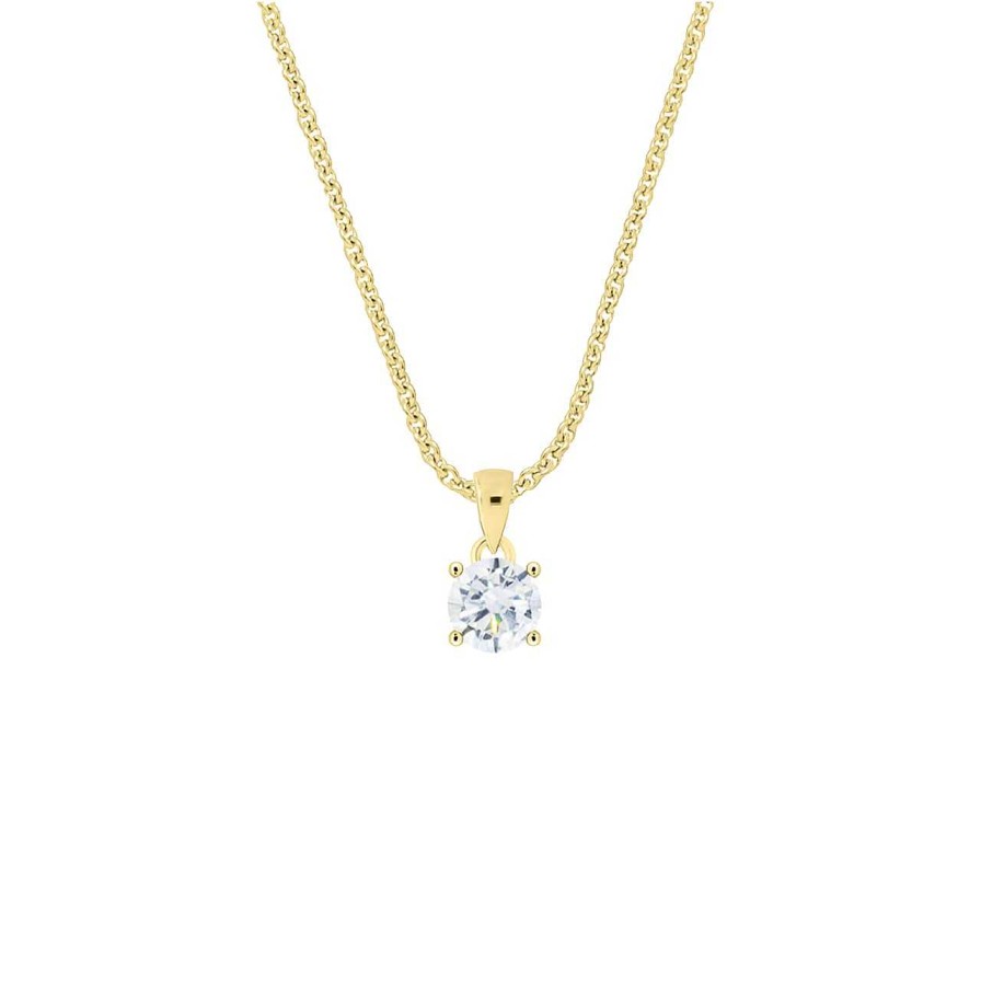 Necklaces CANDY | Necklace Elin 6 Mm, 925 Sterling Silver, Gold-Plated