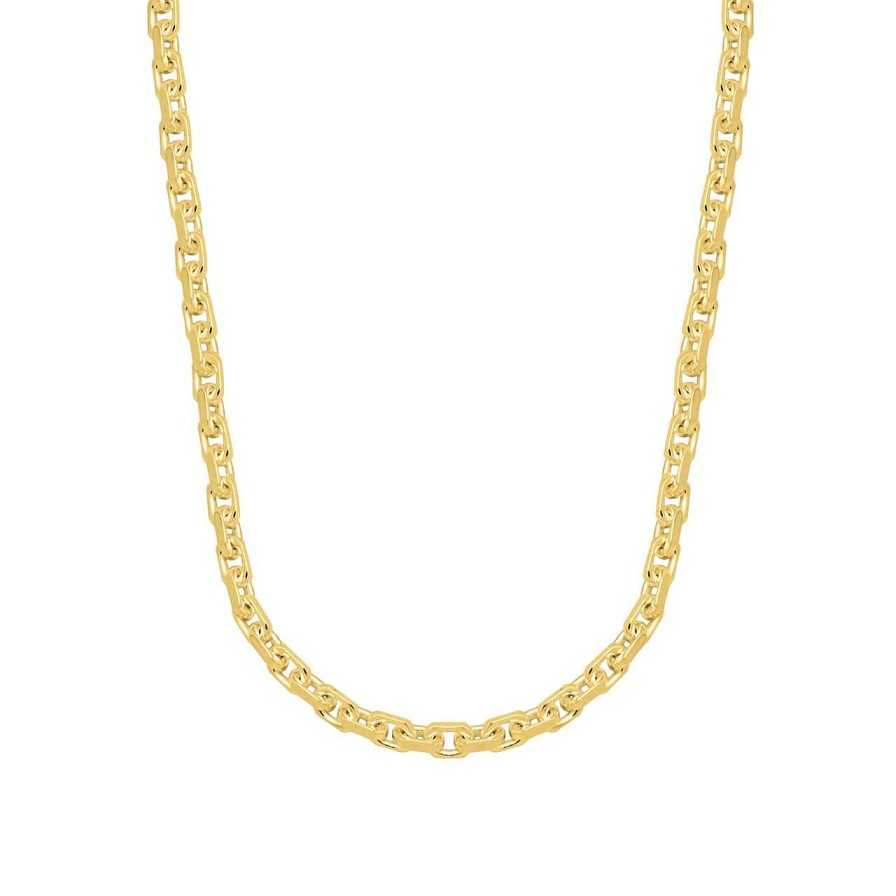 Men CANDY | Anchor Chain Necklace Zelos, 925 Sterling Silver, Gold-Plated